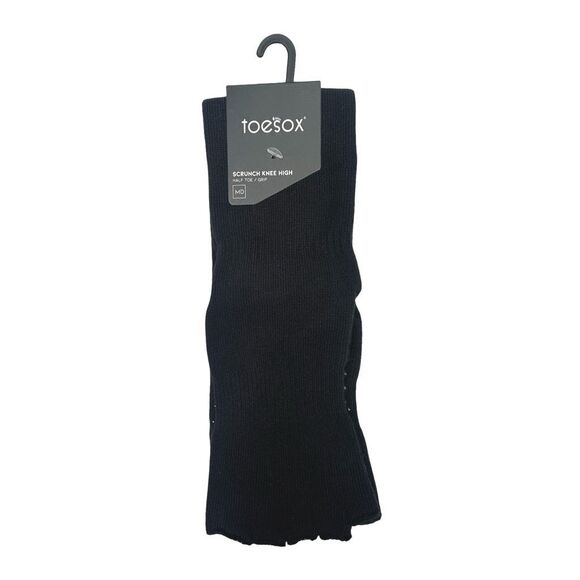 ToeSox Scrunch Knee High Half Toe Grip Socks - Size Medium - Luminous - Picture 2 of 5